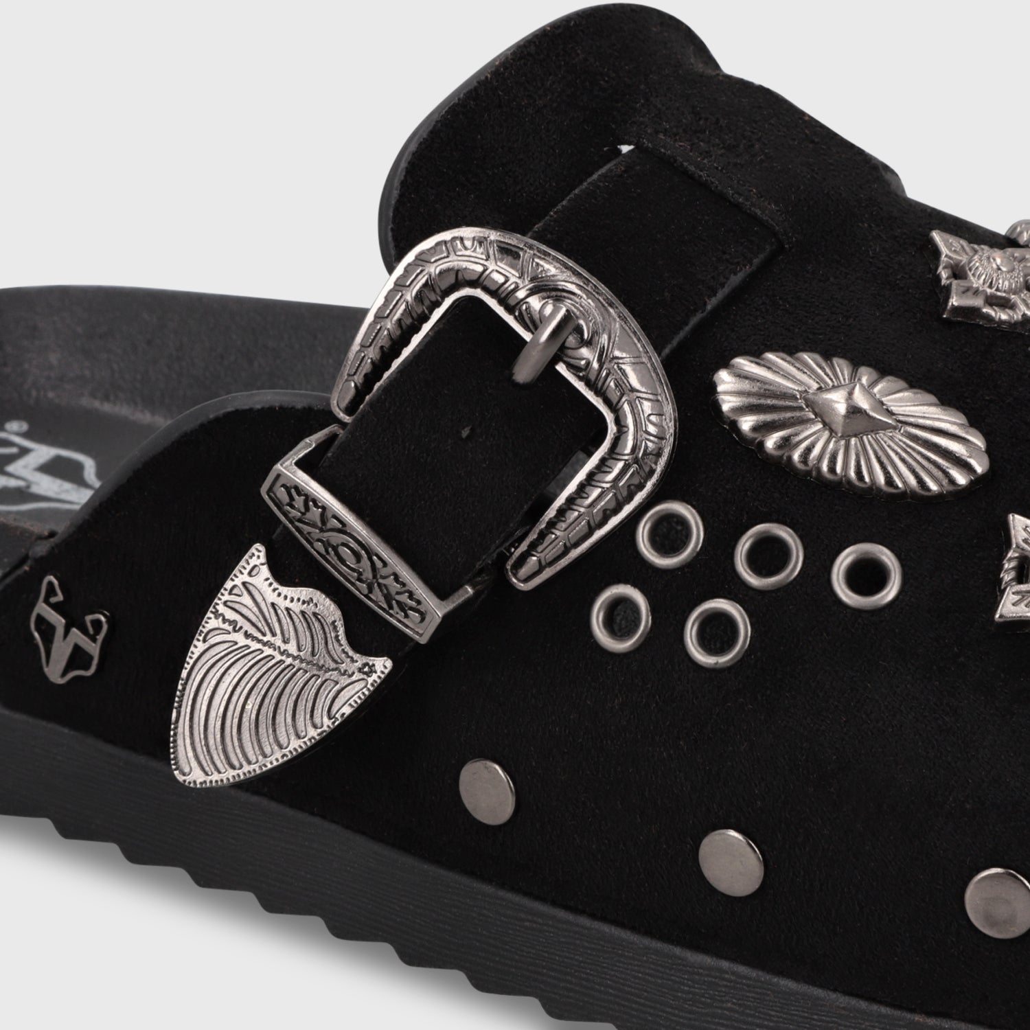 Zueco Negro Mujer 65970