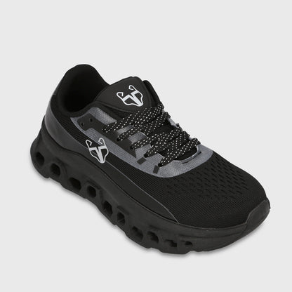 Zapatilla Plataforma Negra Mujer 68100