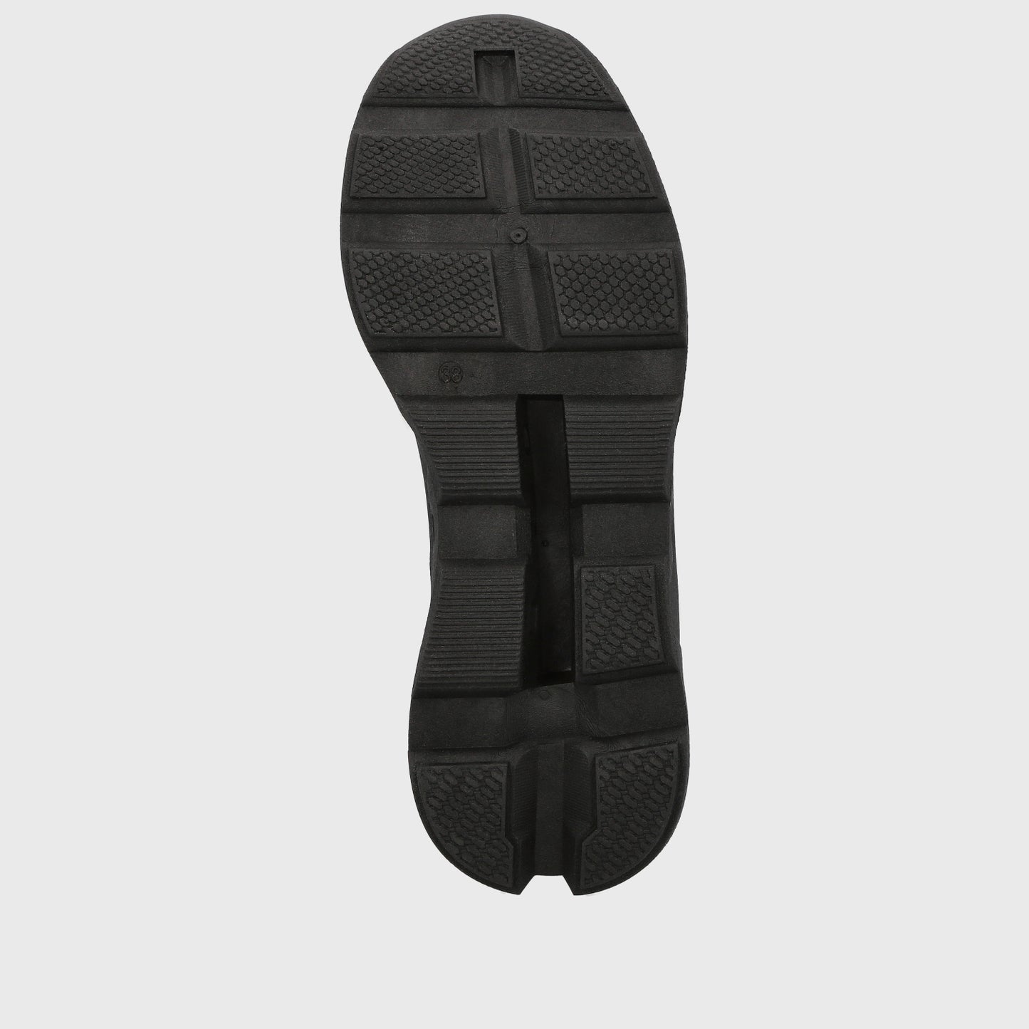 Zapatilla Plataforma Negra Mujer 68100