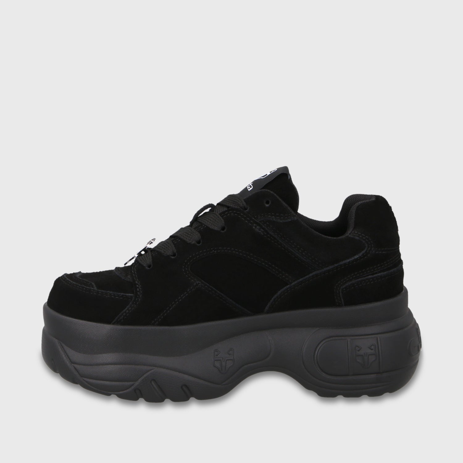 Zapatilla Plataforma Negra Mujer 9724A