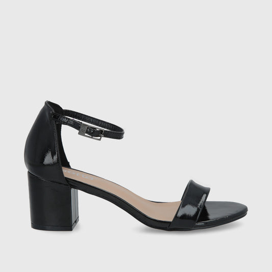 Sandalia Negra Mujer C6161