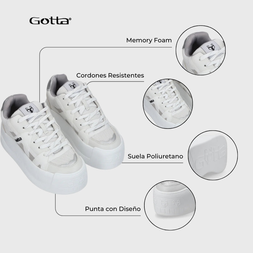 Zapatilla Blanca Mujer C7324