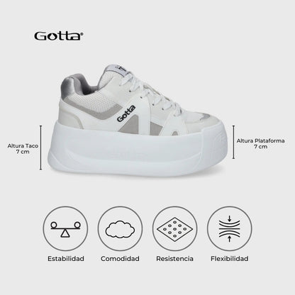 Zapatilla Blanca Mujer C7324