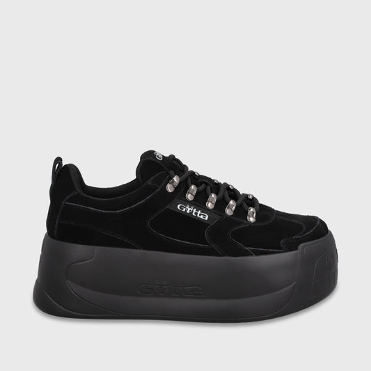 Zapatilla Plataforma Negra C732B