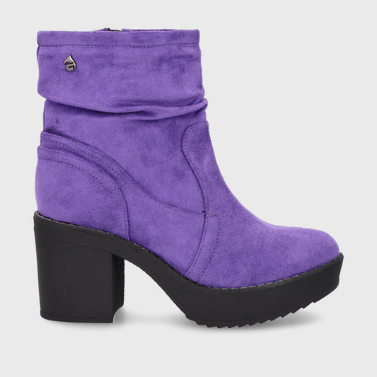 Botín Morado Mujer C7330