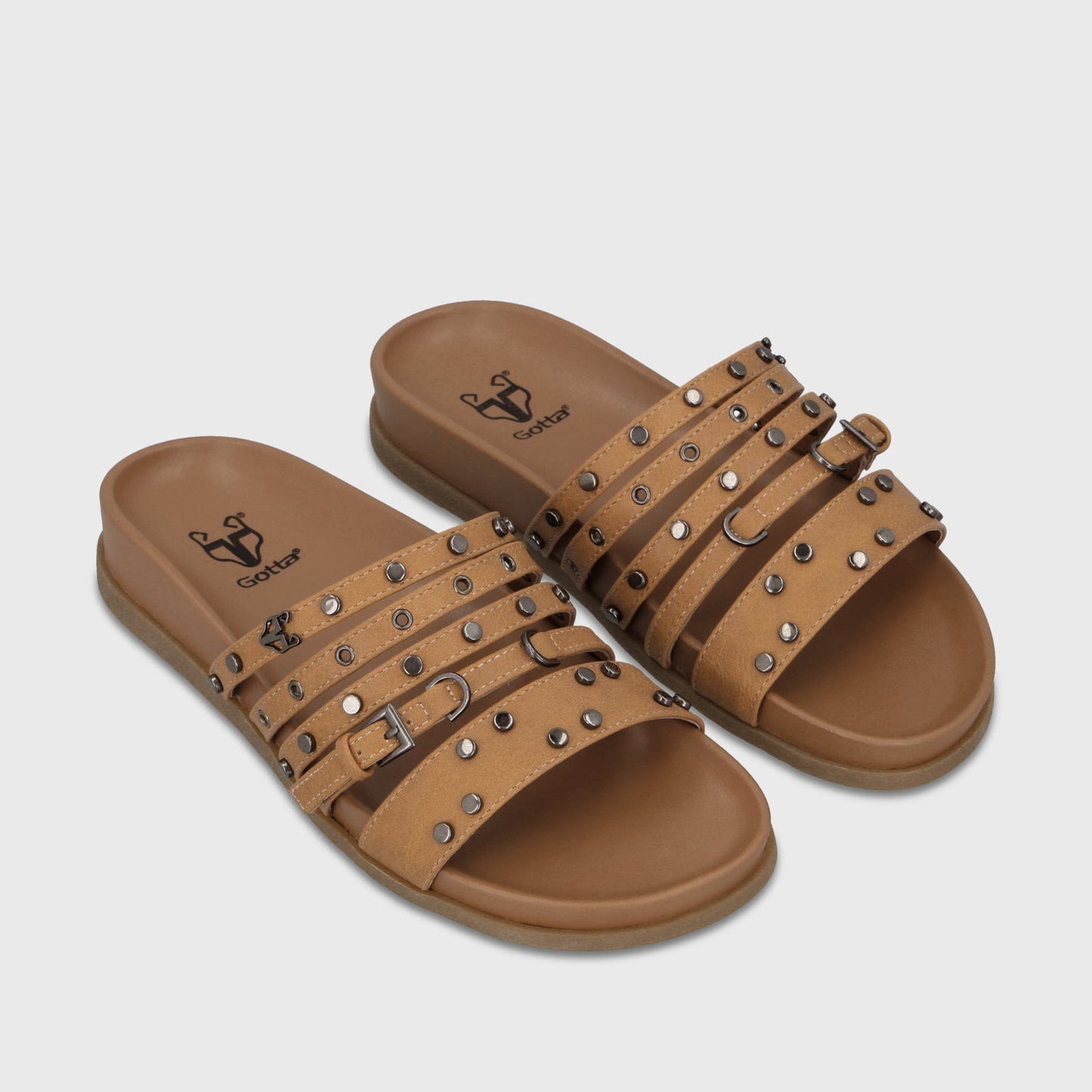 Sandalia Camel Mujer 64160 - Gotta Perú