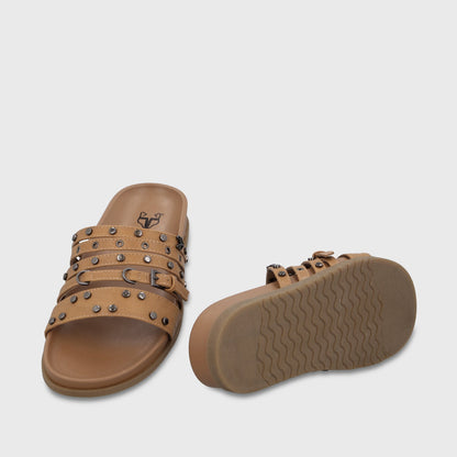 Sandalia Camel Mujer 64160 - Gotta Perú