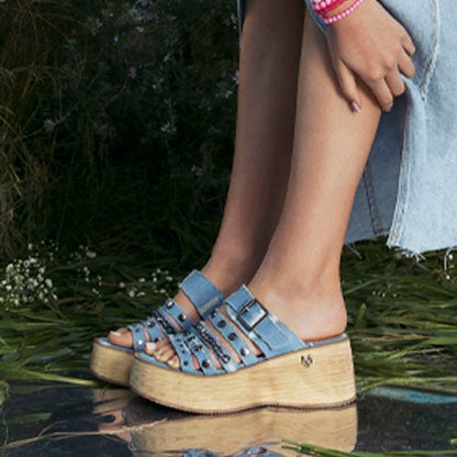 Sandalia Denim Mujer 45841 - Gotta Perú
