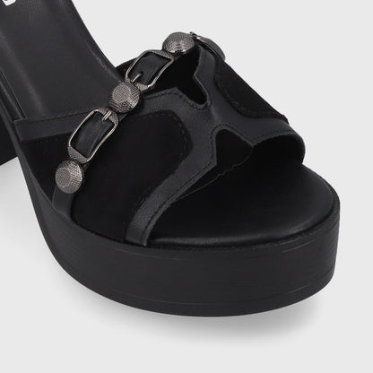 Sandalia Negra Mujer 45963 - Gotta Perú