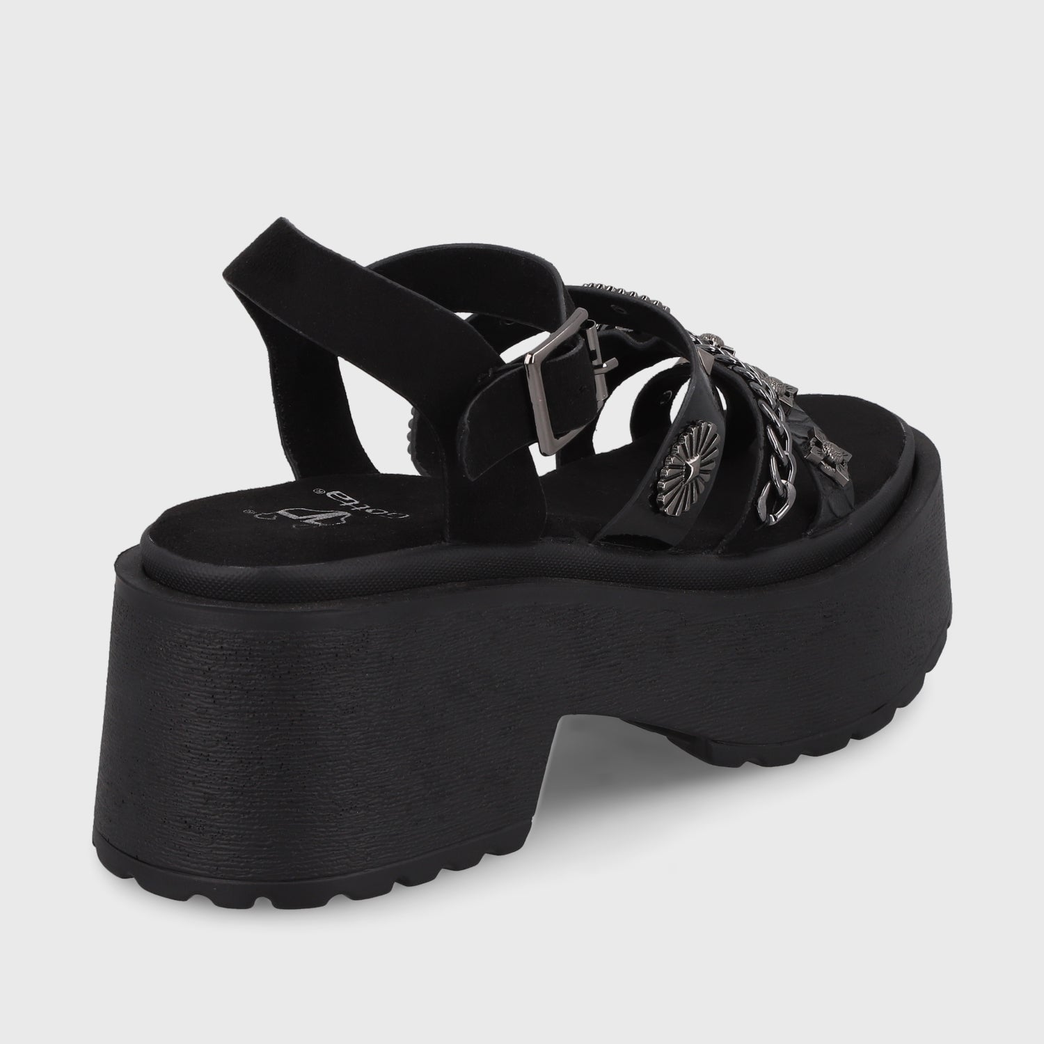 Sandalia Negra Mujer 45982 - Gotta Perú