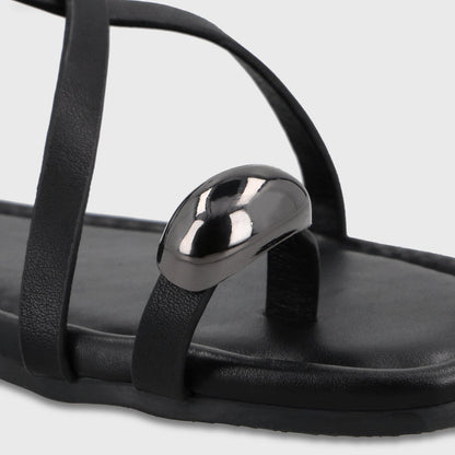 Sandalia Negra Mujer 64121 - Gotta Perú