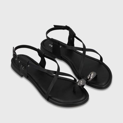Sandalia Negra Mujer 64121 - Gotta Perú