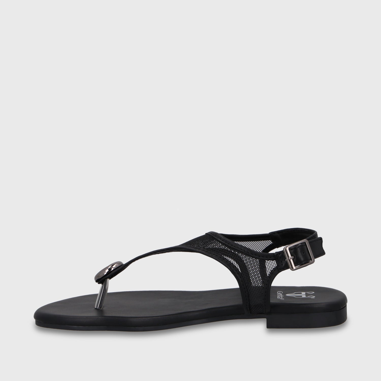 Sandalia Negra Mujer 64122 - Gotta Perú