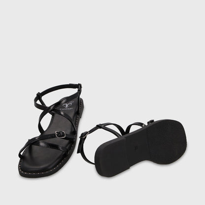 Sandalia Negra Mujer 64130 - Gotta Perú