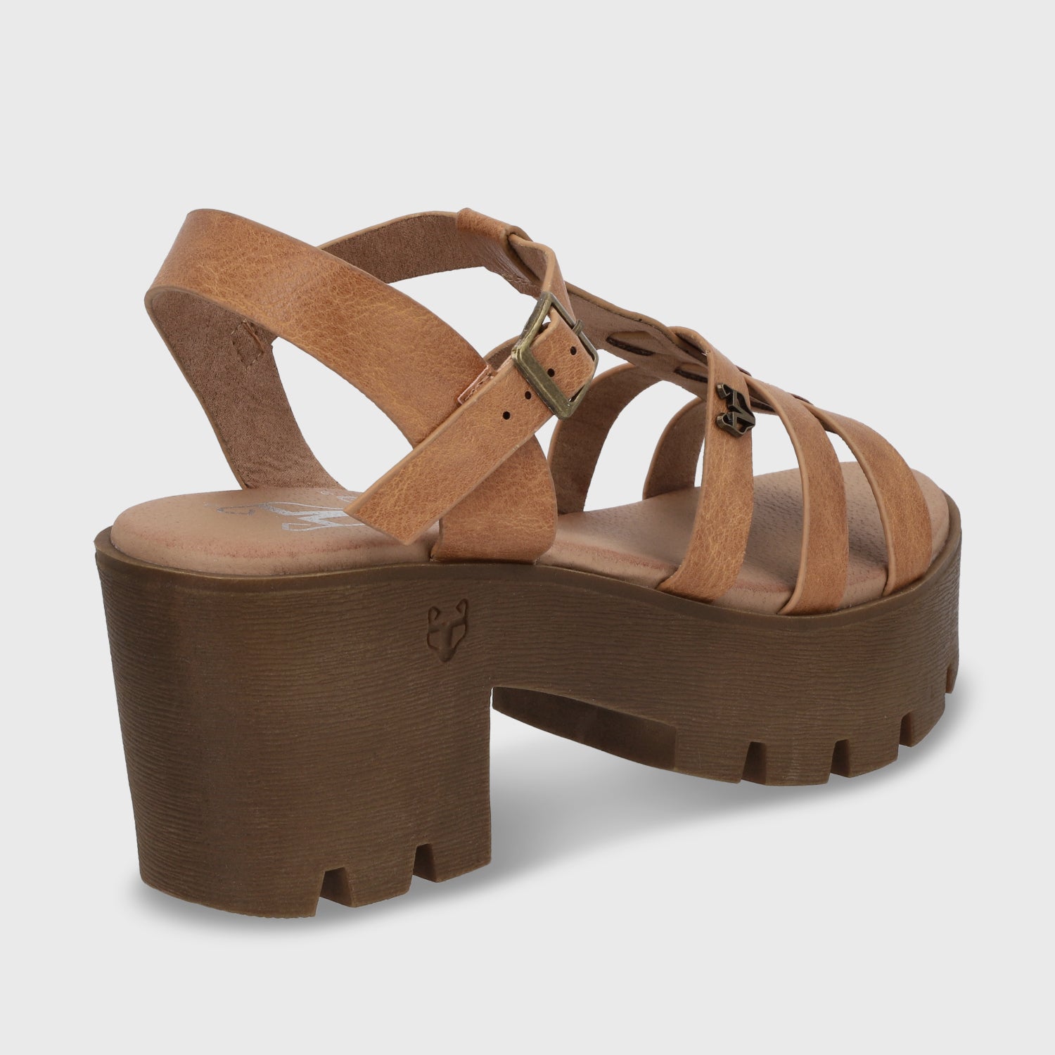 Sandalia Plataforma Beige Mujer 43023 - Gotta Perú