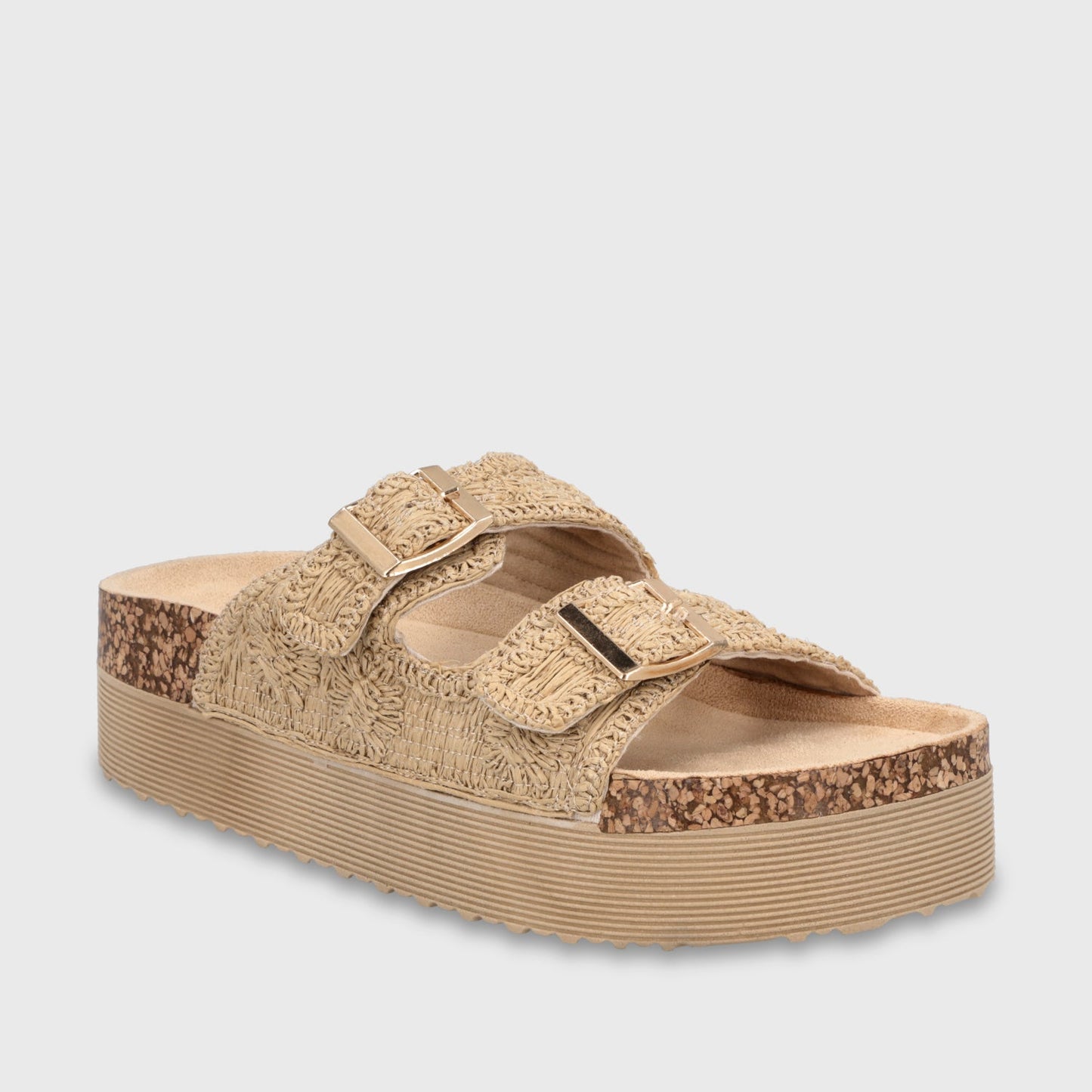 Sandalia Plataforma Beige Mujer 65951 - Gotta Perú