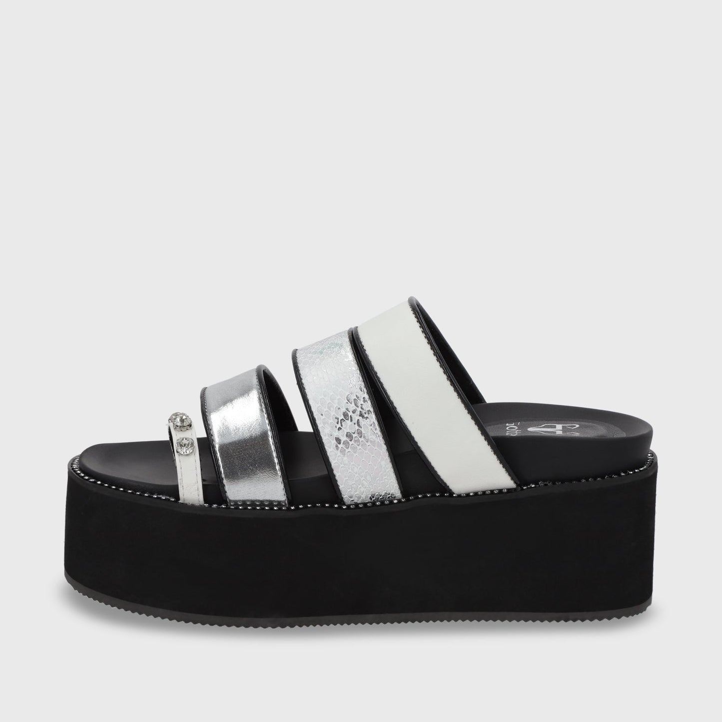 Sandalia Plataforma Blanca Mujer 15662 - Gotta Perú