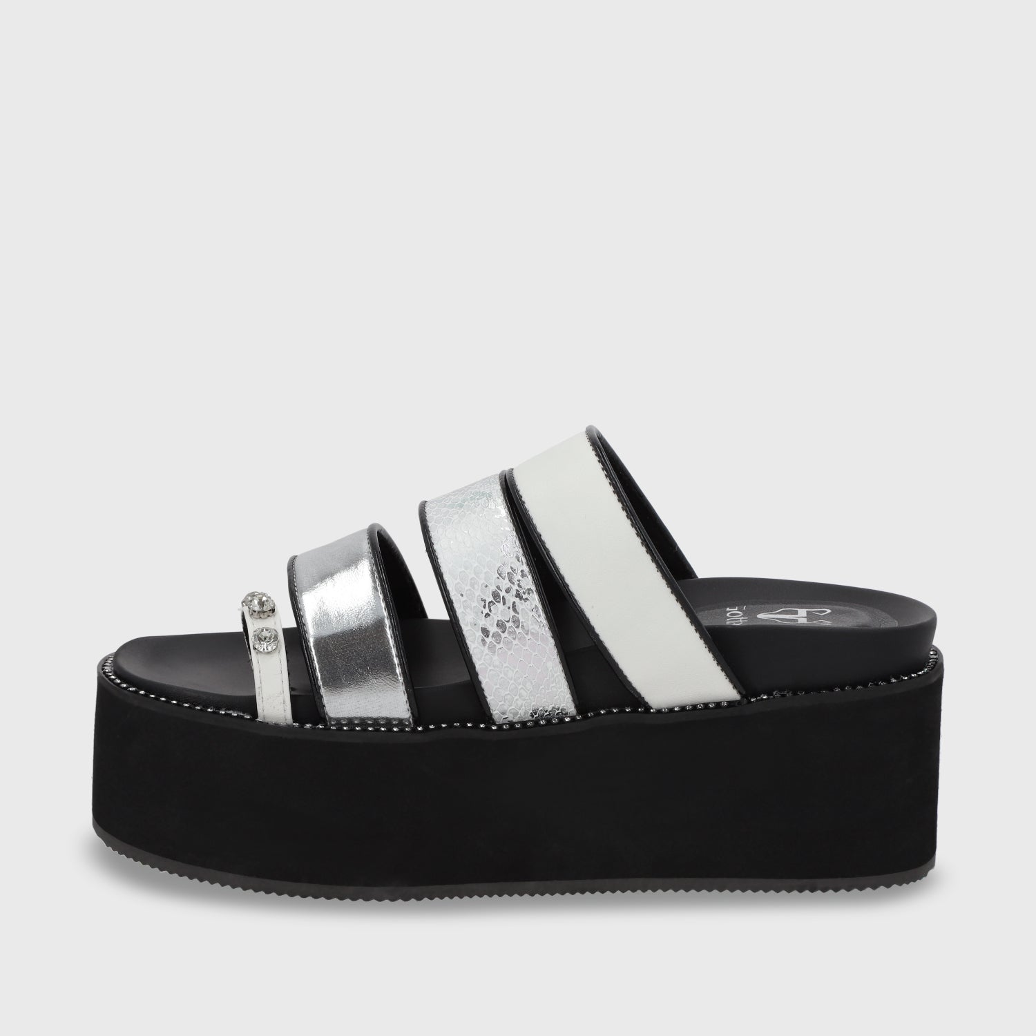 Sandalia Plataforma Blanca Mujer 15662 - Gotta Perú