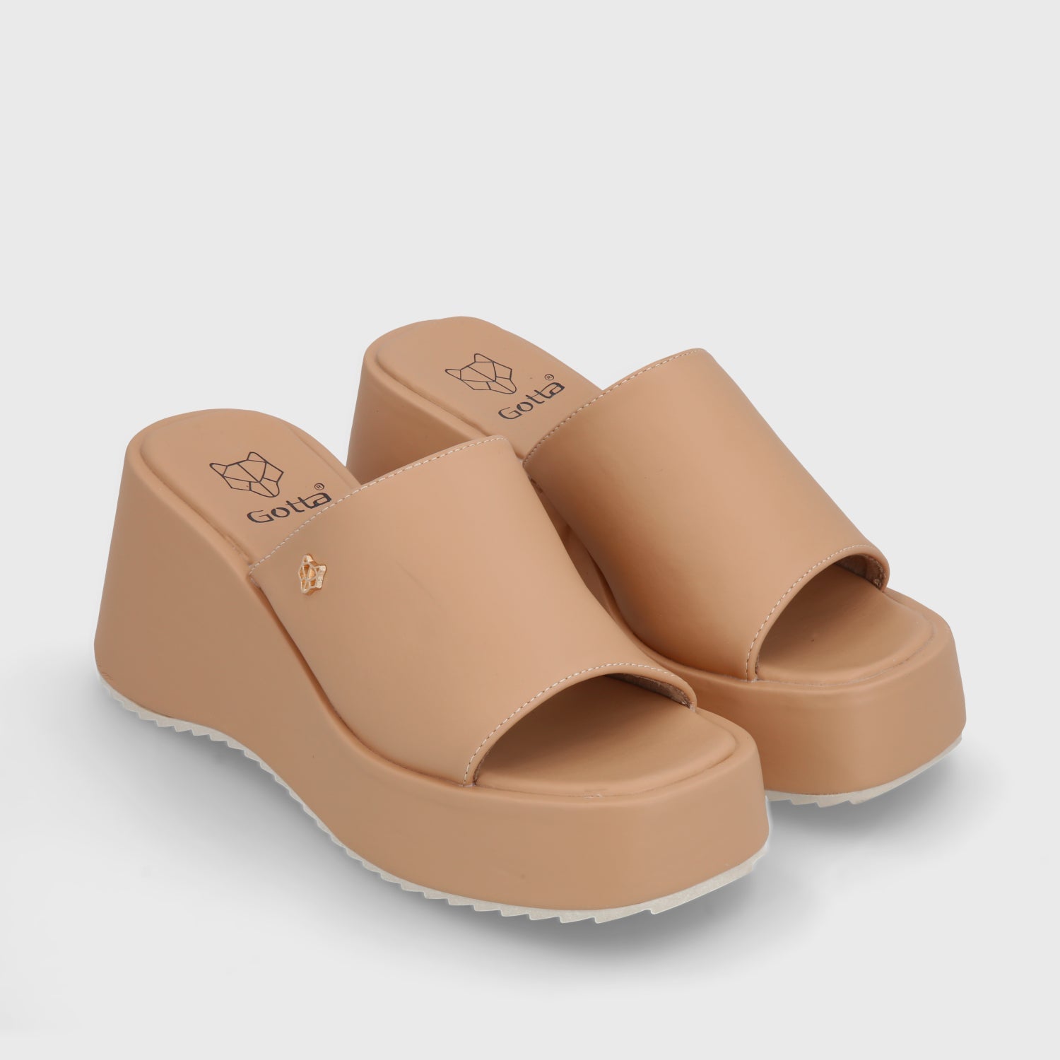 Sandalia Plataforma Camel Mujer 35240 - Gotta Perú