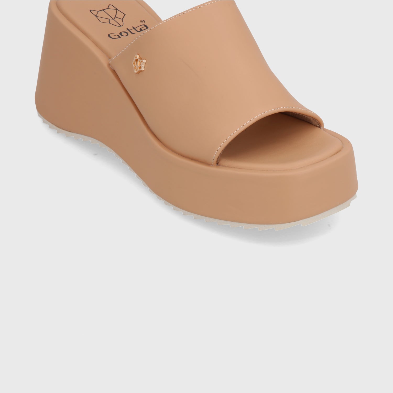 Sandalia Plataforma Camel Mujer 35240 - Gotta Perú