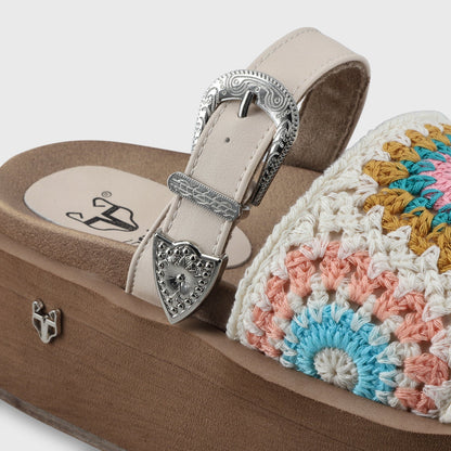 Sandalia Plataforma Multicolor Mujer 55942 - Gotta Perú