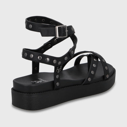 Sandalia Plataforma Negra Mujer 64170 - Gotta Perú
