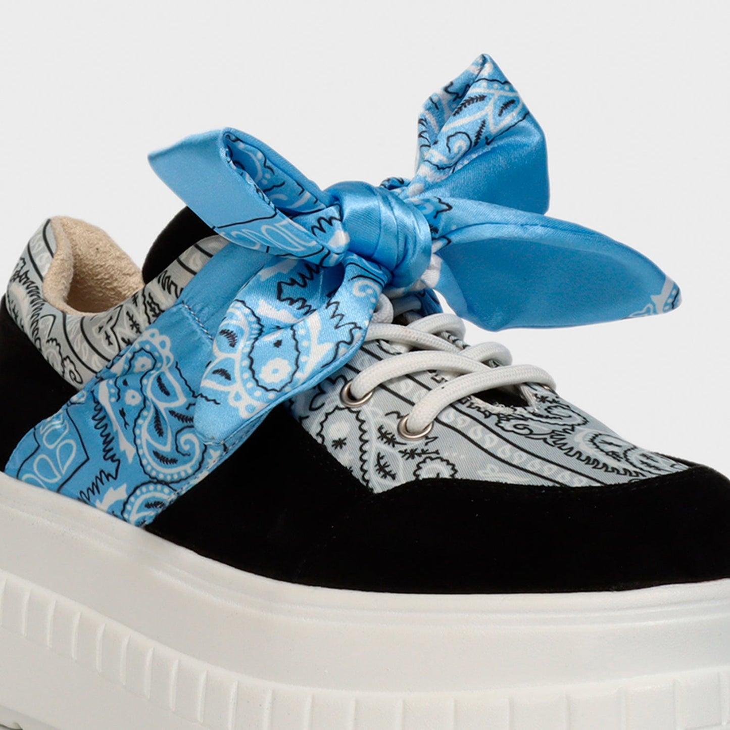 Zapatilla Azul Estampada Mujer 13265 - Gotta Perú