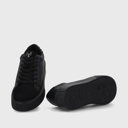 Zapatilla Negra Brillante Mujer 43042 - Gotta Perú