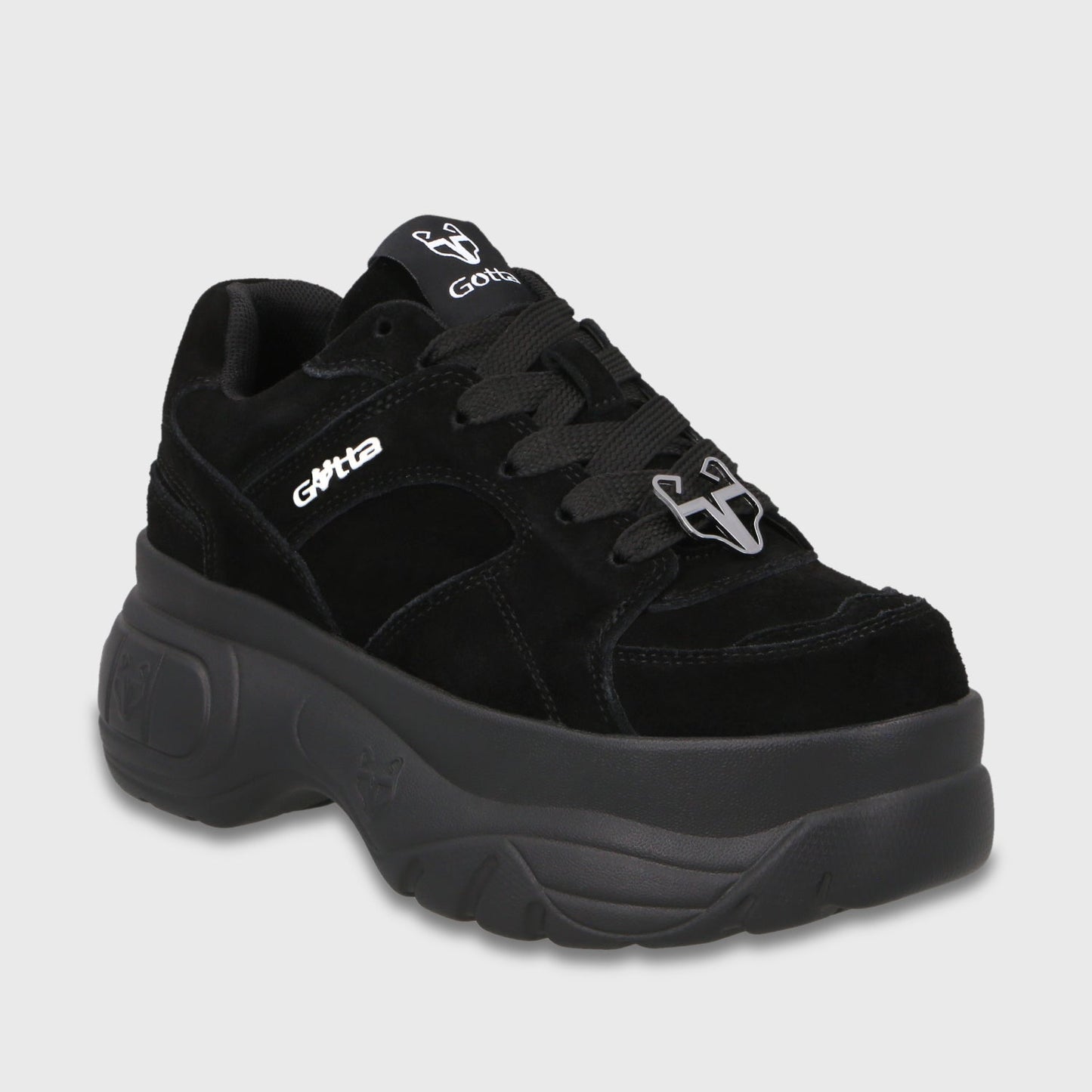 Zapatilla Plataforma Negra Mujer 9724A - Gotta Perú