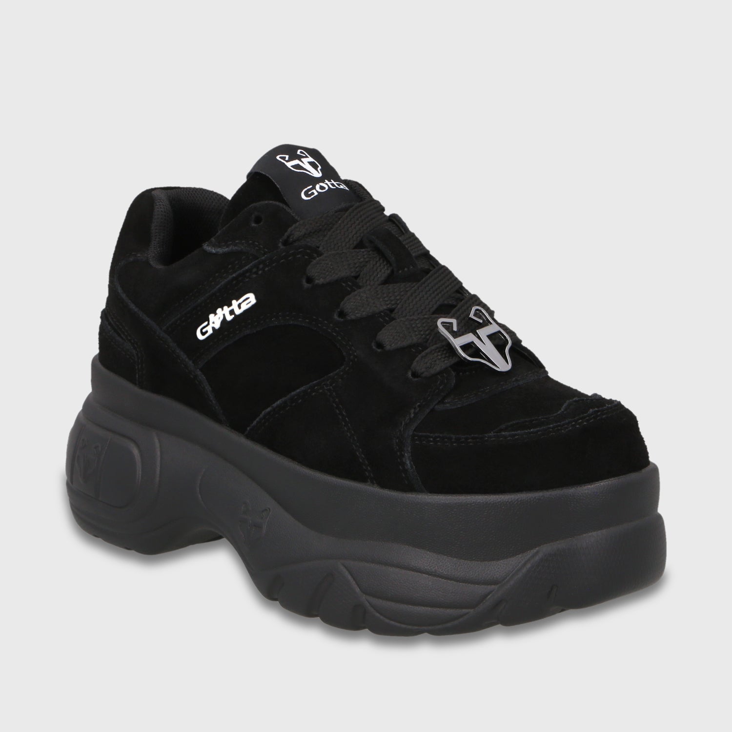 Zapatilla Plataforma Negra Mujer 9724A - Gotta Perú