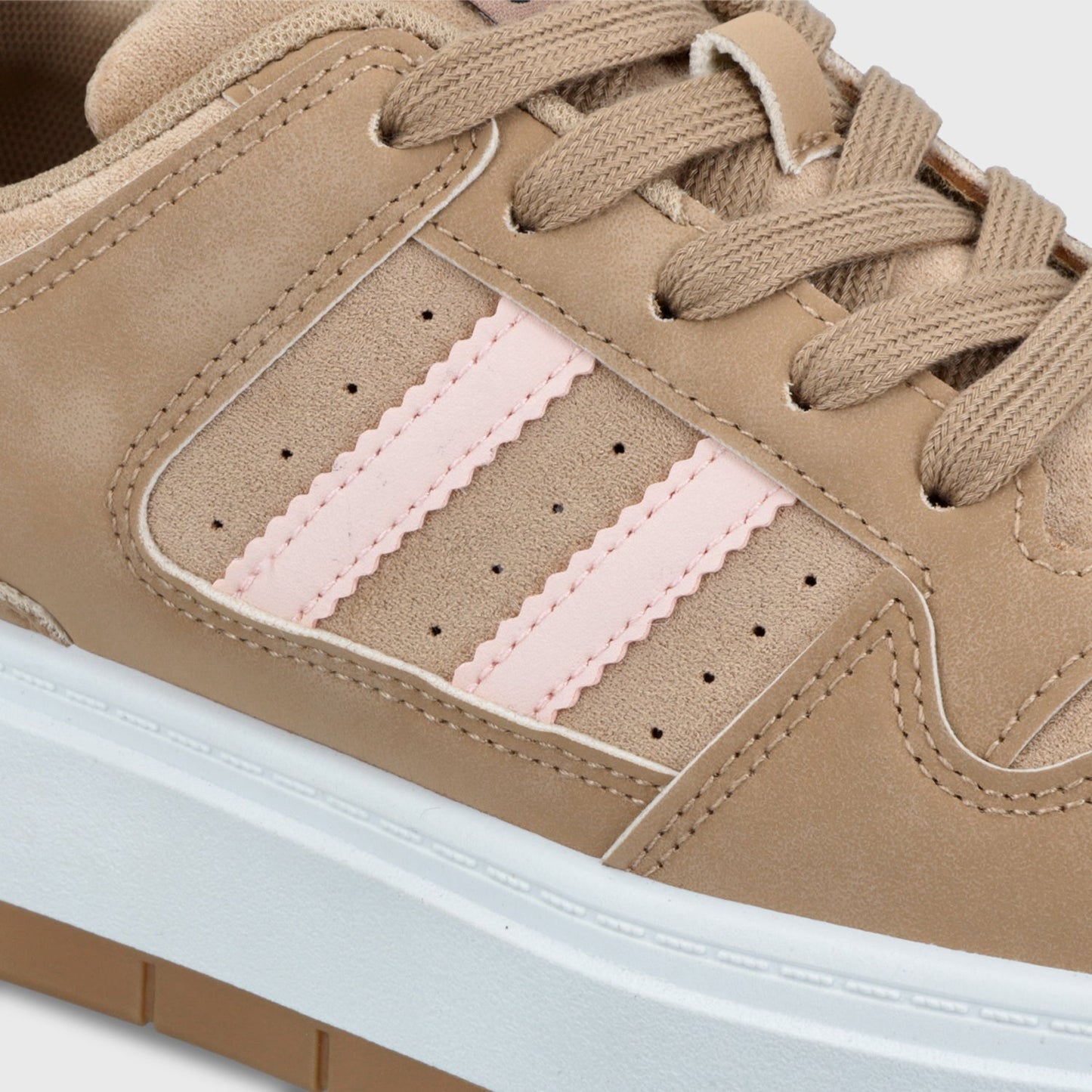 Zapatillas Plataforma Beige Mujer 58030 - Gotta Perú