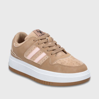 Zapatillas Plataforma Beige Mujer 58030 - Gotta Perú