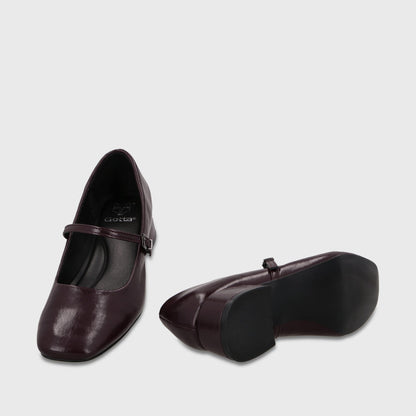 Zapato Taco Burdeo Mujer 65800 - Gotta Perú