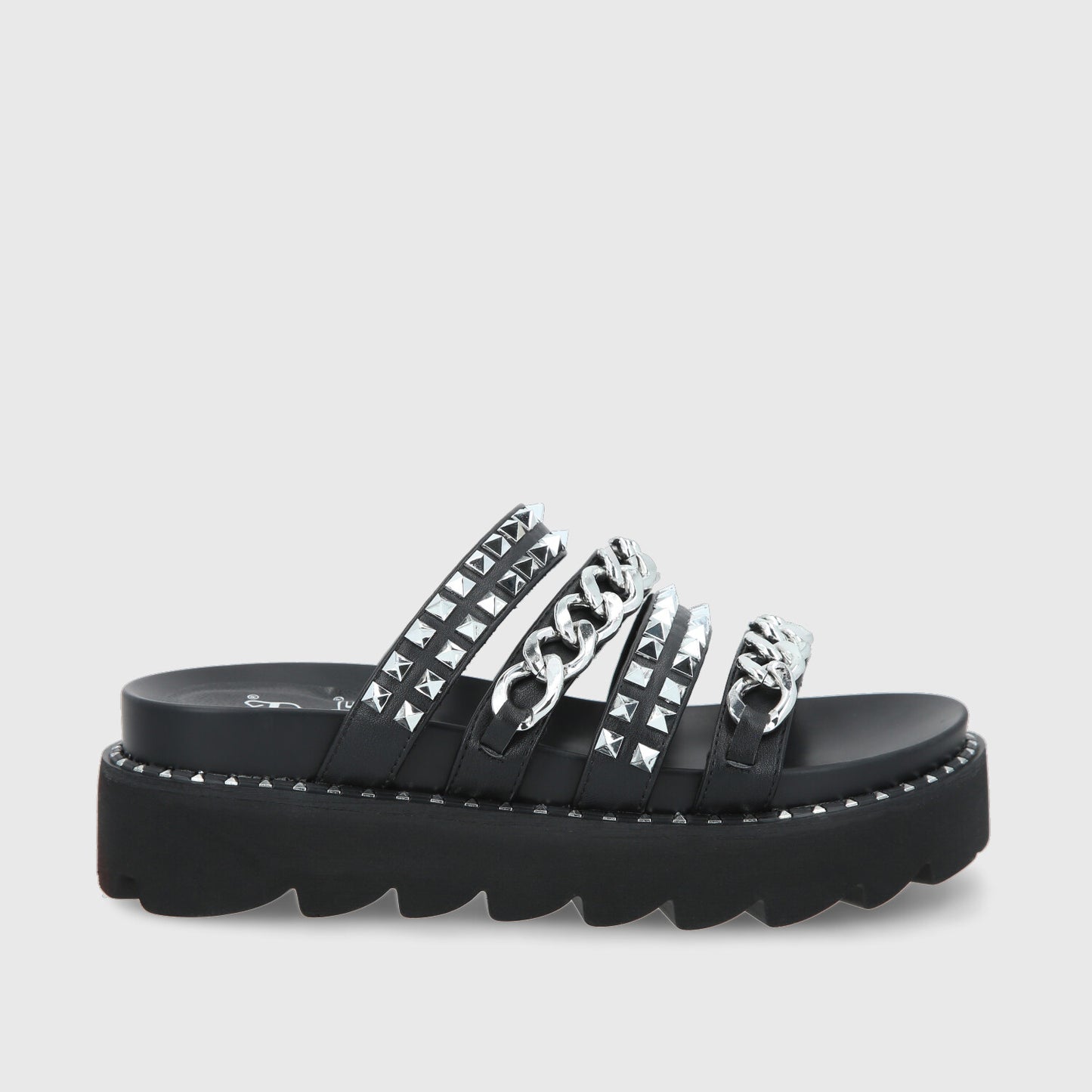 Sandalia Negra Mujer 1573A