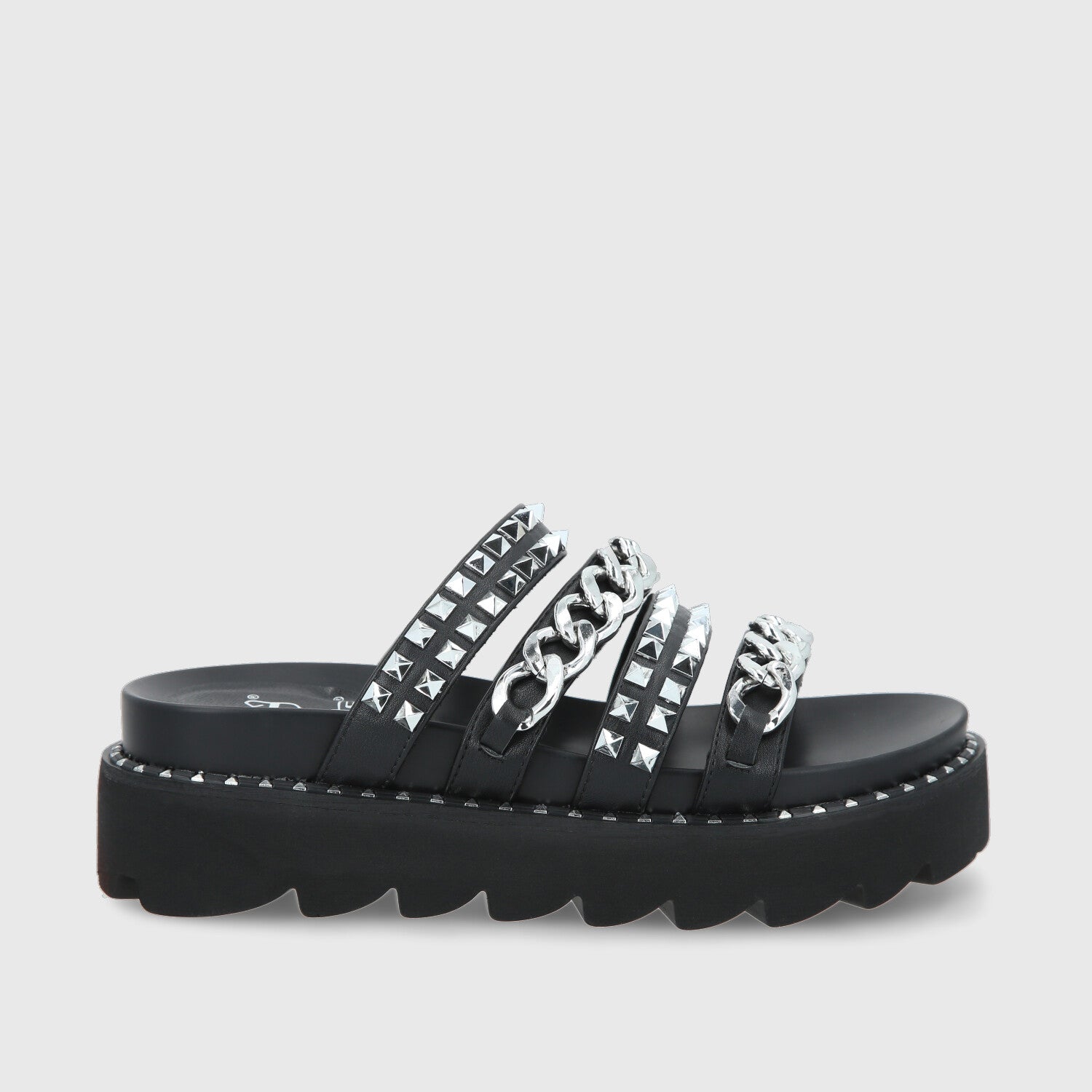 Sandalia Negra Mujer 1573A