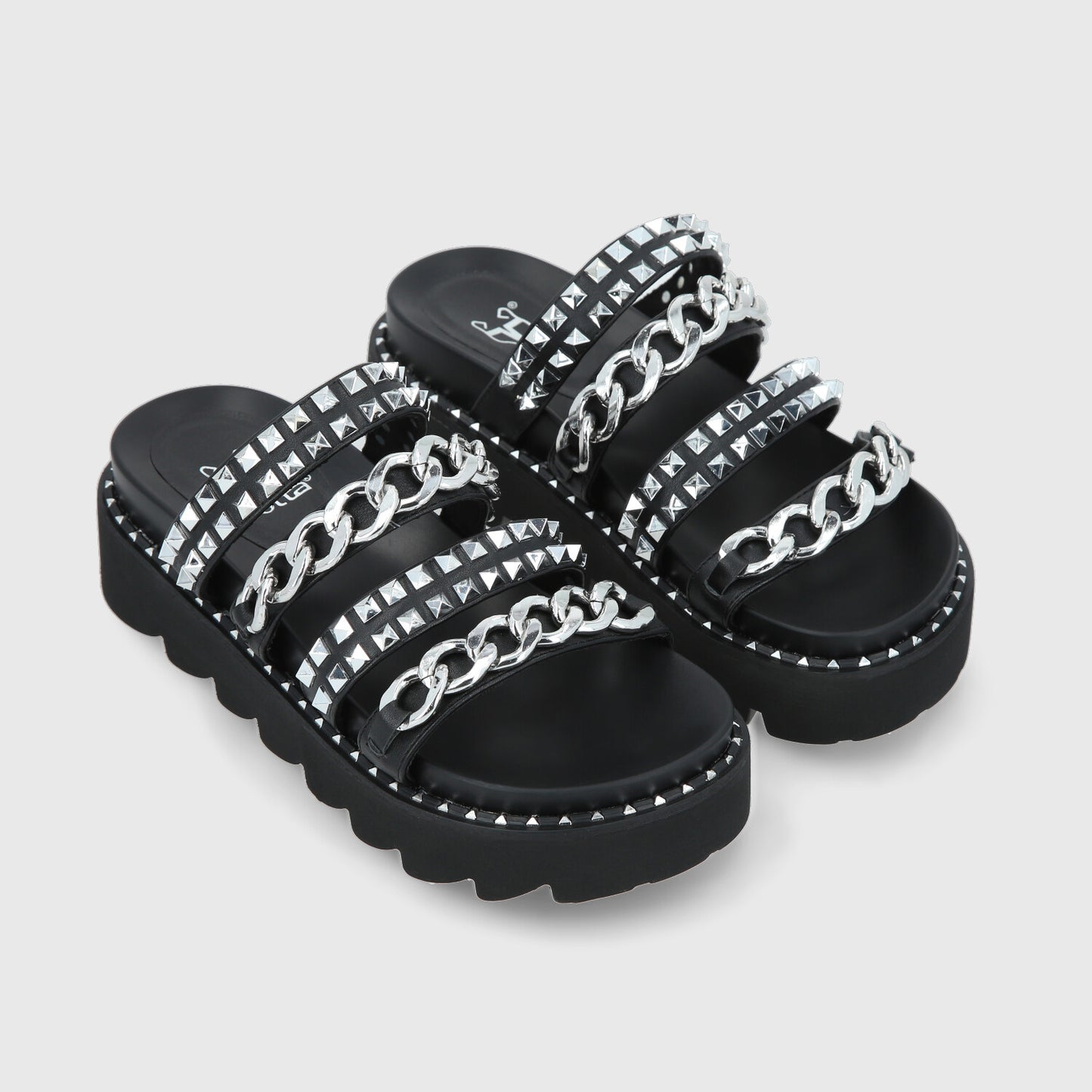 Sandalia Negra Mujer 1573A