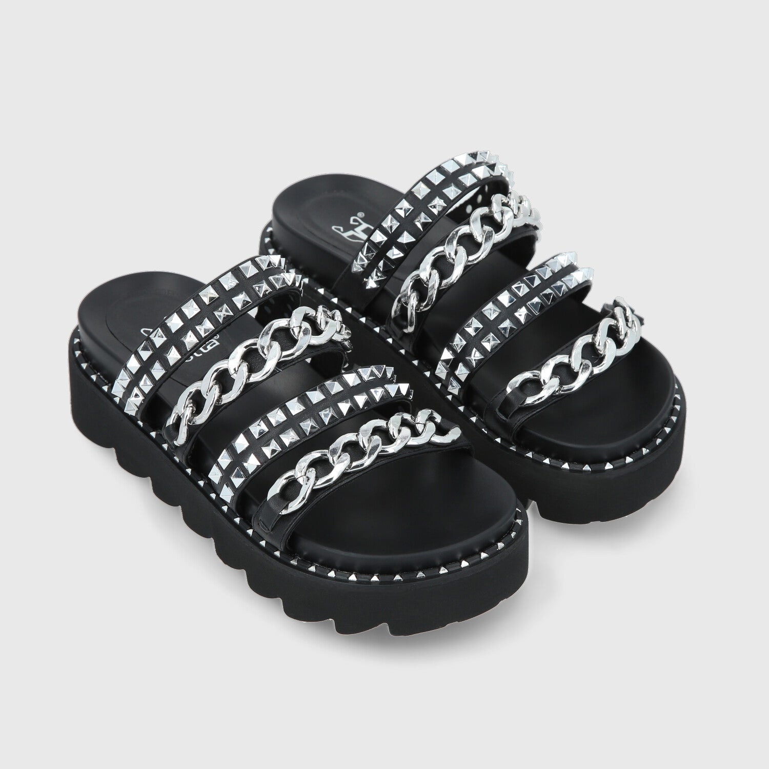 Sandalia Negra Mujer 1573A