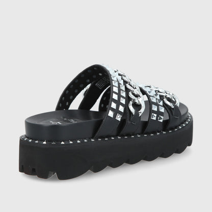 Sandalia Negra Mujer 1573A