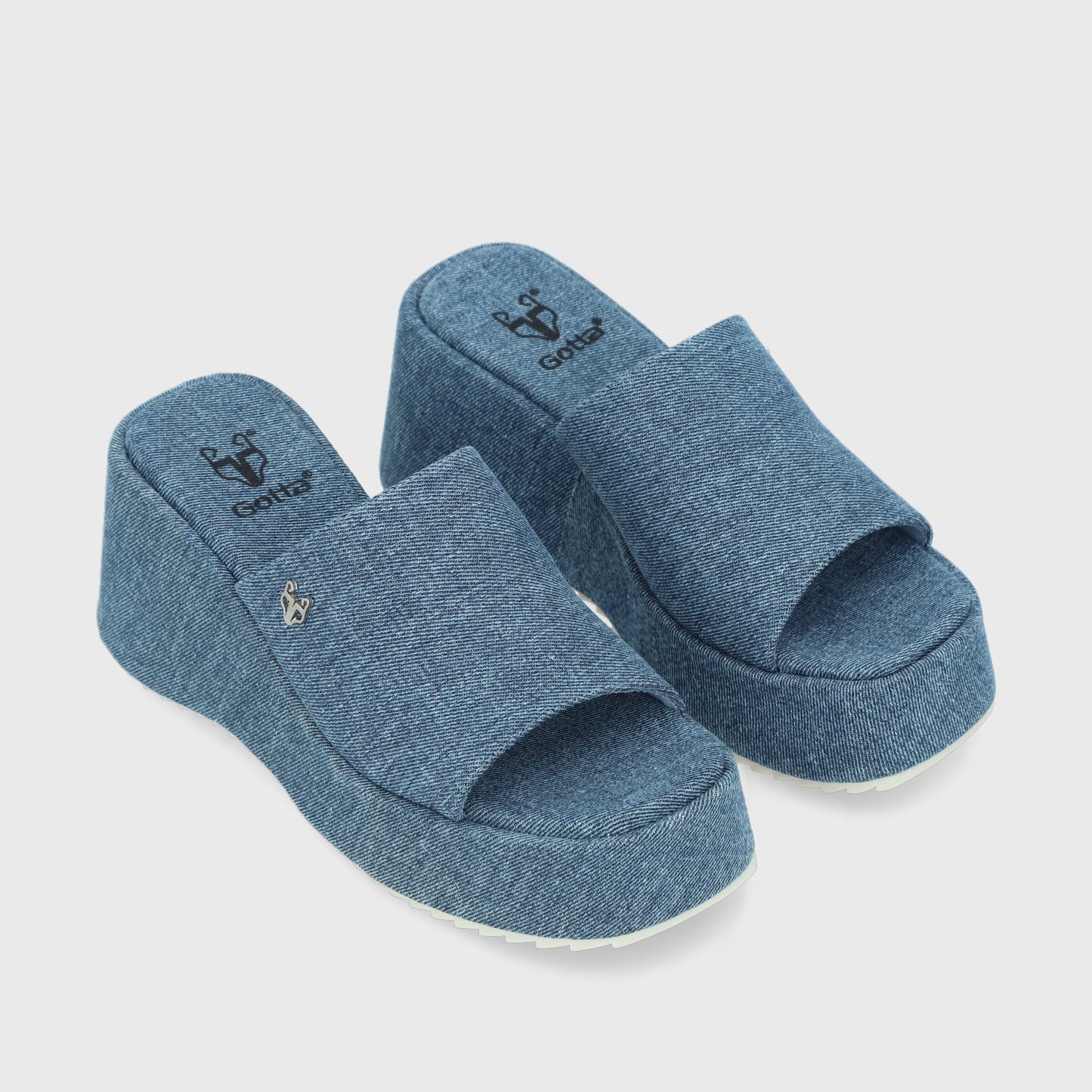 Sandalia Denim Mujer 35240